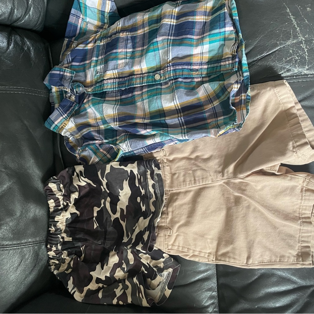 & Other Stories Blue Plaid Button Down Shirt